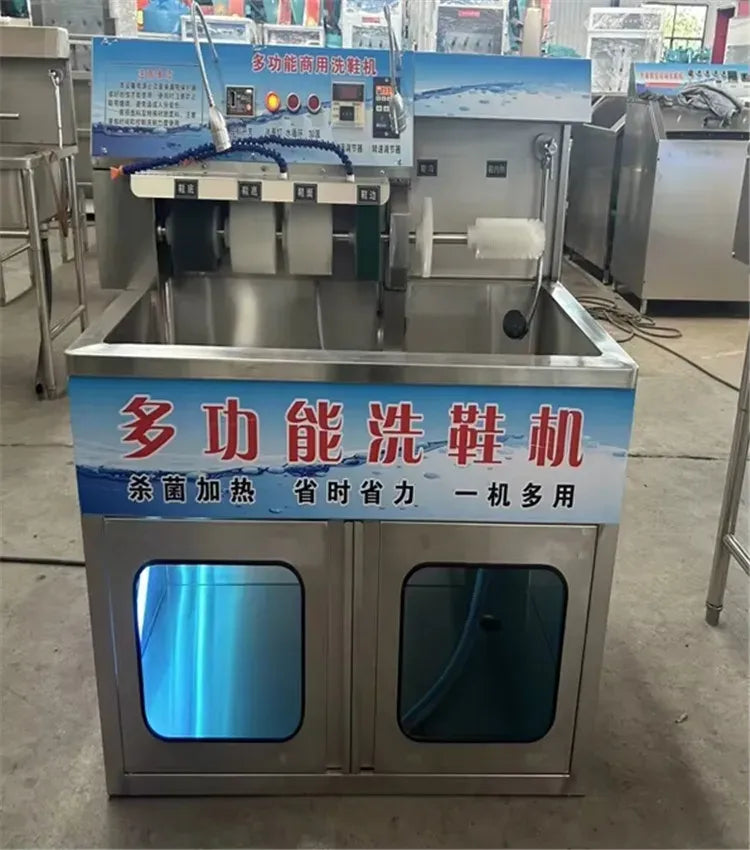 Industrial Automatic Shoe Washing Machine Disinfection Drying All-in-one Shoe Cleaner Equipment For Hotel Laundry Store