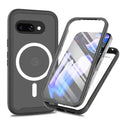 Google Pixel 8A Full Body 360 Leather Case - Durable Anti-Scratch Protection Black OPP Bag Tidesmit