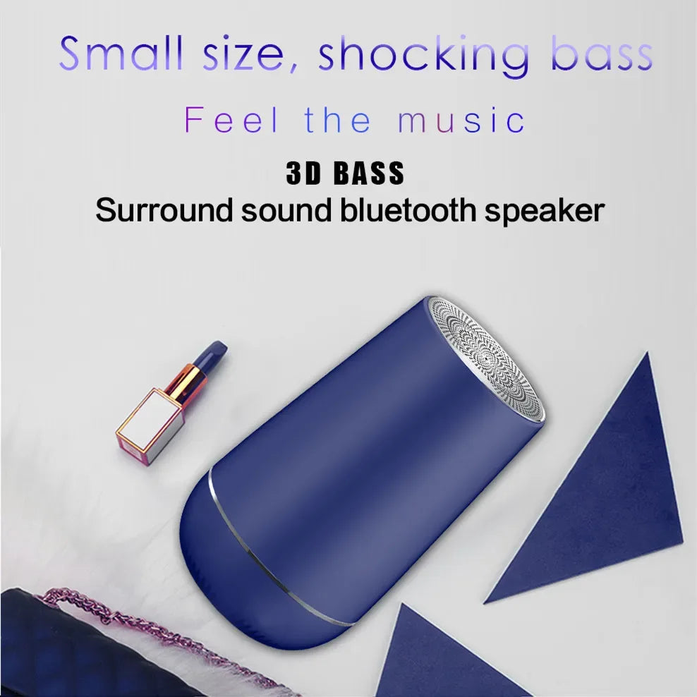 Portable Bluetooth Speaker with 360 Surround Sound and Bass Boost My Store