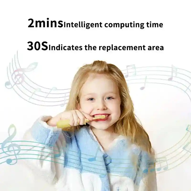 Tidesmit Kids Sonic Electric Toothbrush with 3 Cleaning Modes - Yellow Tidesmit