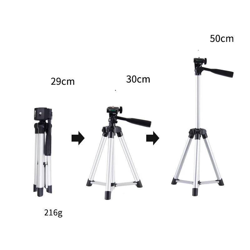 10 Inch LED Ring Light with Tripod Stand for Professional Video Lighting 0.5M Tripods Tidesmit