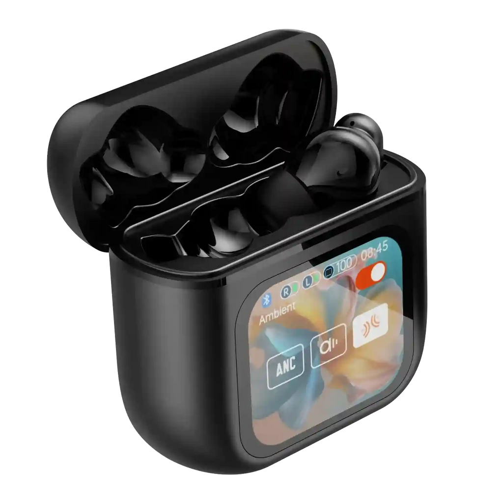 Tidesmit M79 Wireless Earbuds with LCD Touch Screen ANC TWS Tidesmit