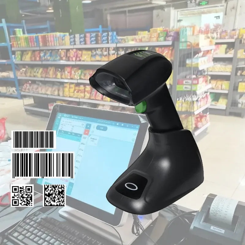 Handheld 1D 2D Qr Code Reader With Serial Port Wired Modbus Profinet Tcp/ip Portable Barcode Scanner for Inventory Warehouse