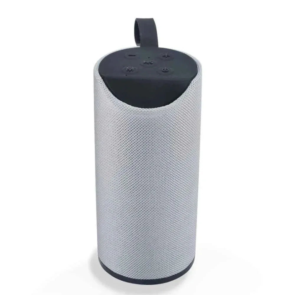 Portable Bluetooth Speaker: Waterproof Wireless Audio with Bass Boost Gray My Store