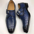 Goodyear Genuine crocodile Leather Men's Shoes 47 alligator Watch Strap Mens Custom Shoes Customized Monk Strap Party Shoes Men