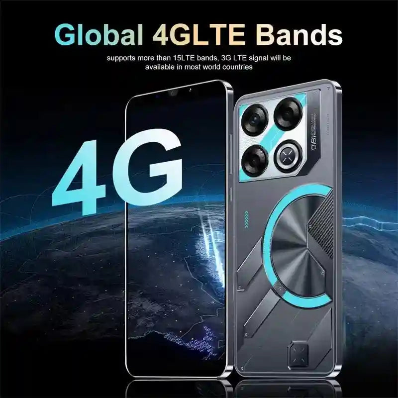 Tidesmit GT20 Unlocked 4G Android Smartphone - 16GB Blue Tidesmit