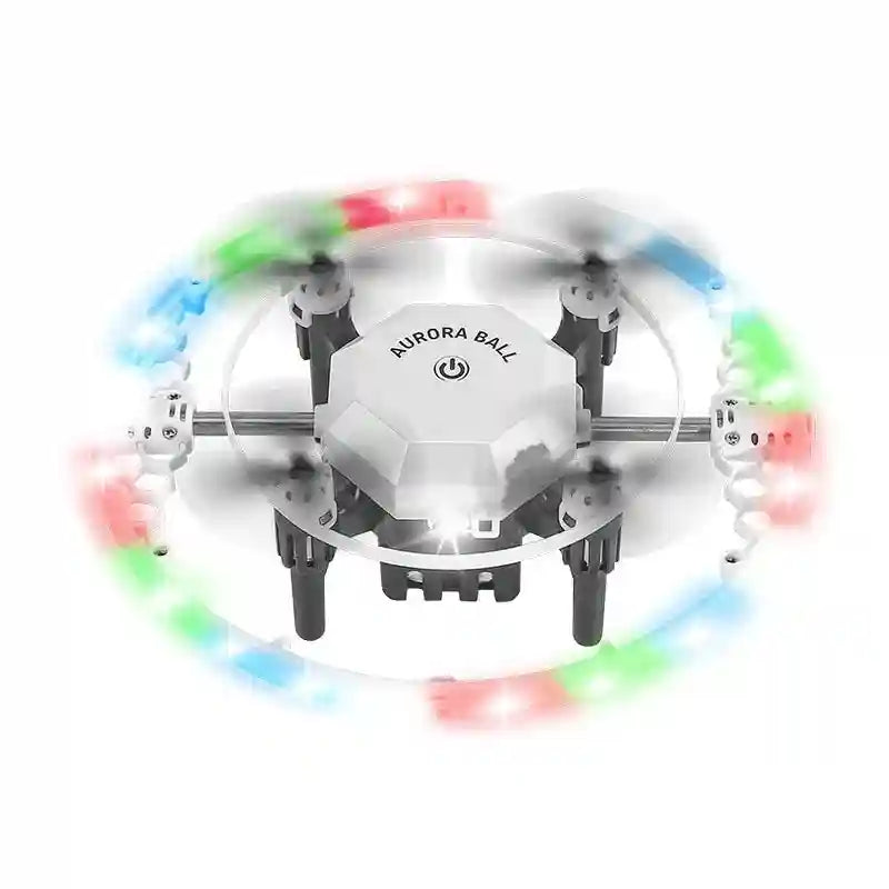 Mini Drone with RGB Lights and Protective Case | White | Tidesmit Tidesmit