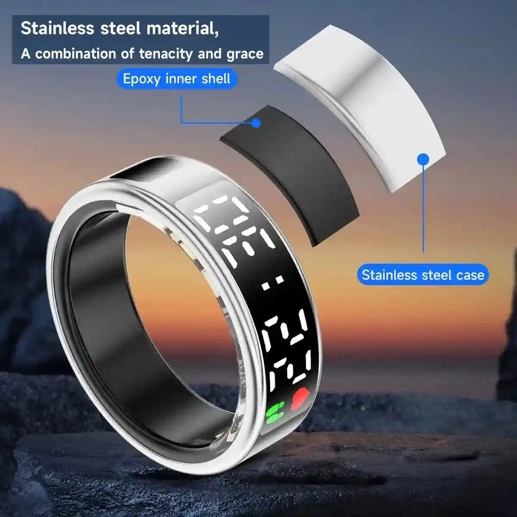 Tidesmit SR08 Smart Health Ring | Biometric Heart Rate & Sleep Tracker Tidesmit