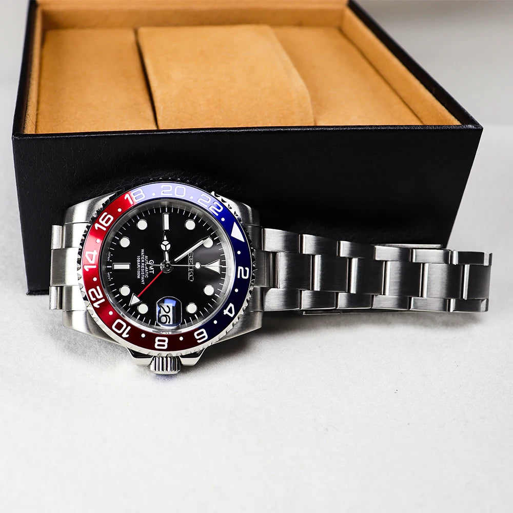Factory Price Luminous Reloj Para Hombre 40MM Stainless Steel Automatic Mechanical Wrist Watch