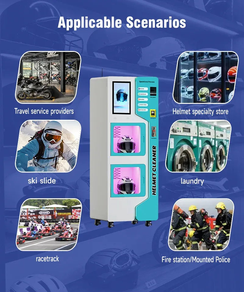 Automatic Outdoor Hotel Shoe Drying Steam Cleaning Machine, Sports Shoe Coin-Operated Automatic Vending Cleaning Machine