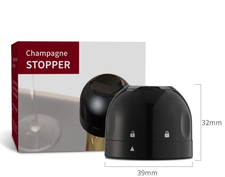 Vacuum Wine Stopper Leak-proof Sealing Wine Bottle Cap Vacuum Retain Freshness Champagne Stopper Home Bar Accessories