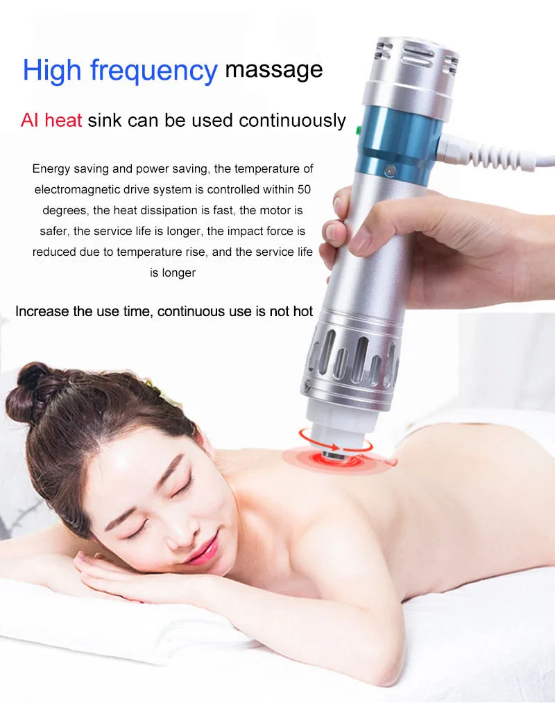 Shockwave Therapy Machine for Back Pain Relief | Portable Electric Massager Massage Chairs Tidesmit