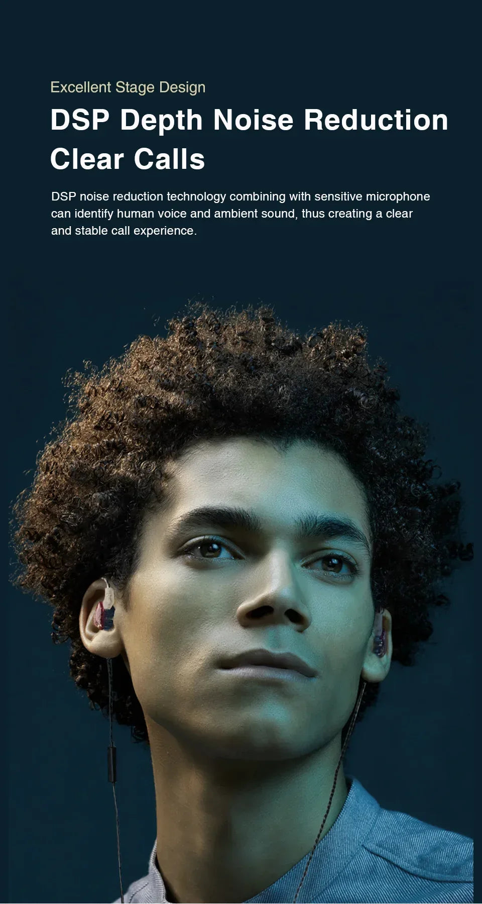 Tidesmit AK6 Pro Wired Earbuds with Microphone Noise Cancelling Tidesmit