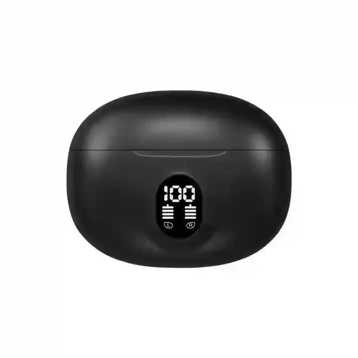 Wireless Sports Earbuds with Noise Canceling LED Display Tidesmit Black Tidesmit