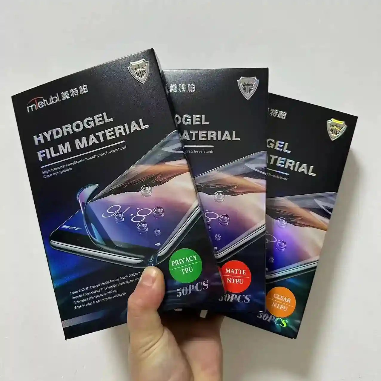 Hydrogel Screen Protector 50 Pack for Cutting Machines Tidesmit