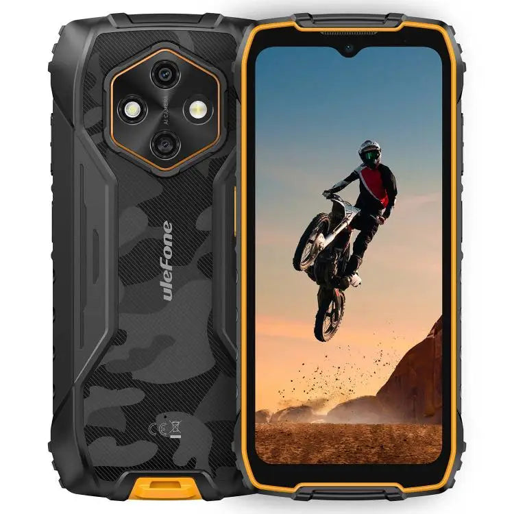 Ulefone RugKing 4 Pro Rugged 5G Smartphone | 10200mAh Battery Orange 8 g 256 GB Tidesmit
