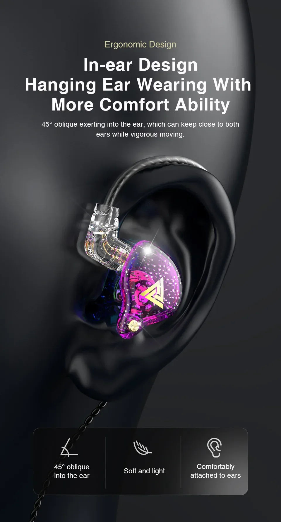 Tidesmit AK6 Pro Wired Earbuds with Microphone Noise Cancelling Tidesmit