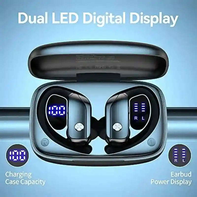 Wireless Gaming Earbuds With Mic T16 – Tidesmit Sport Fit Black Tidesmit