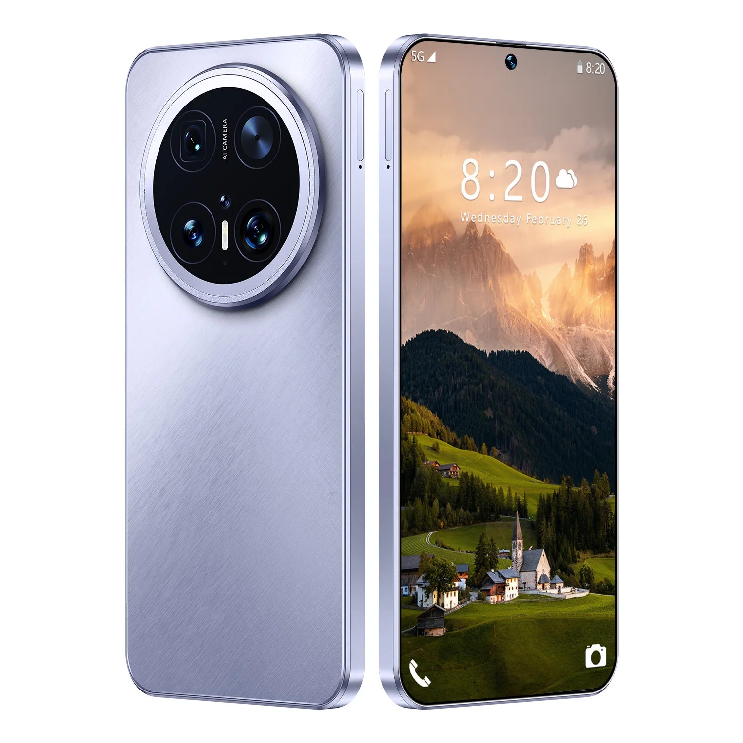Mate 70 Pro 5G smartphone with 7.3 inch HD display, 108MP camera, and 16GB+1TB storage in new condition.