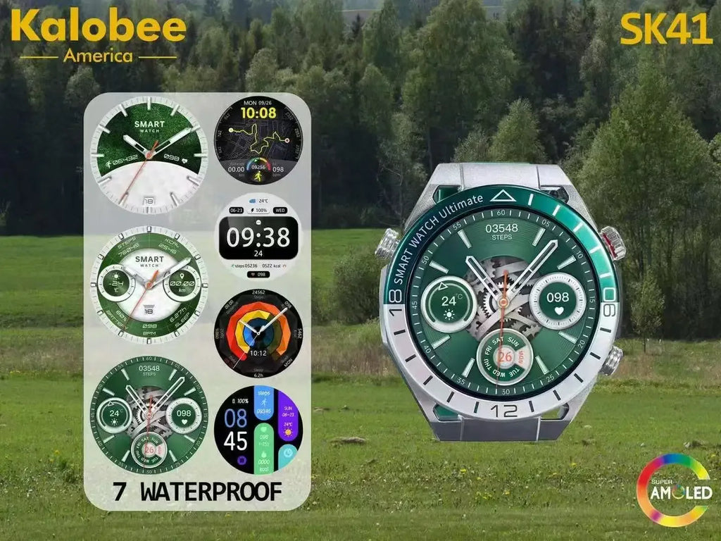 Newest Smartwatch BT Call Health Monitoring Ips Screen Waterproof Reloj inteligente Fitness Tracker Smart Watch SK41 for Men My Store