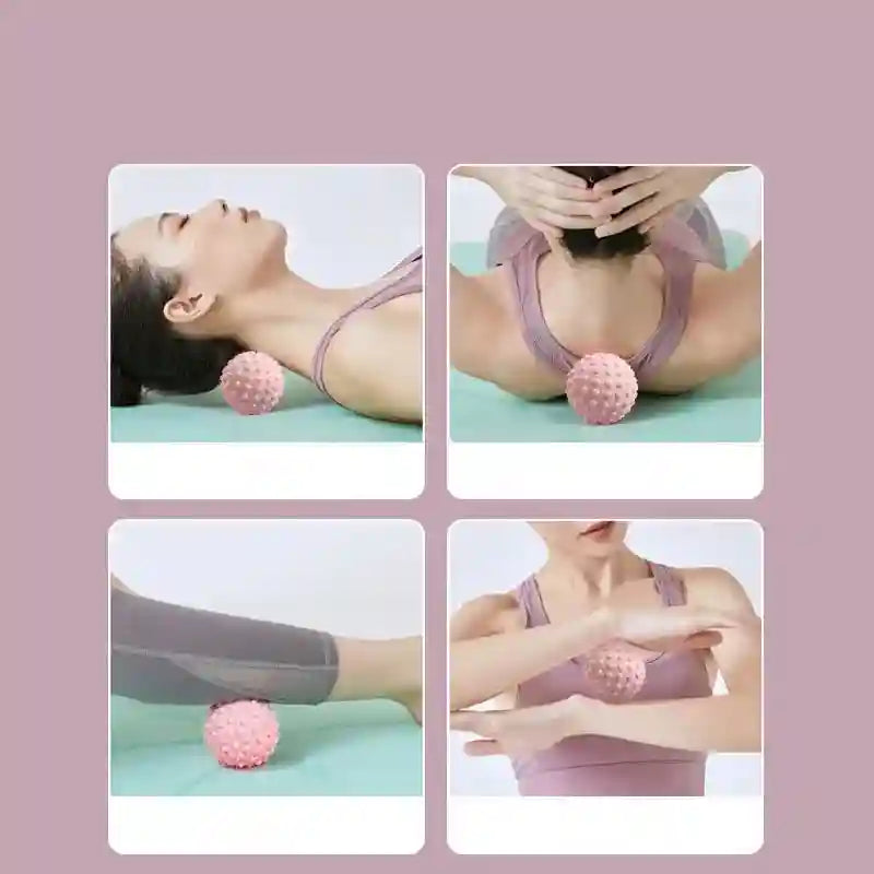 Spiky Yoga Massage Ball 45mm TPR | Professional Deep Tissue Relief Tidesmit