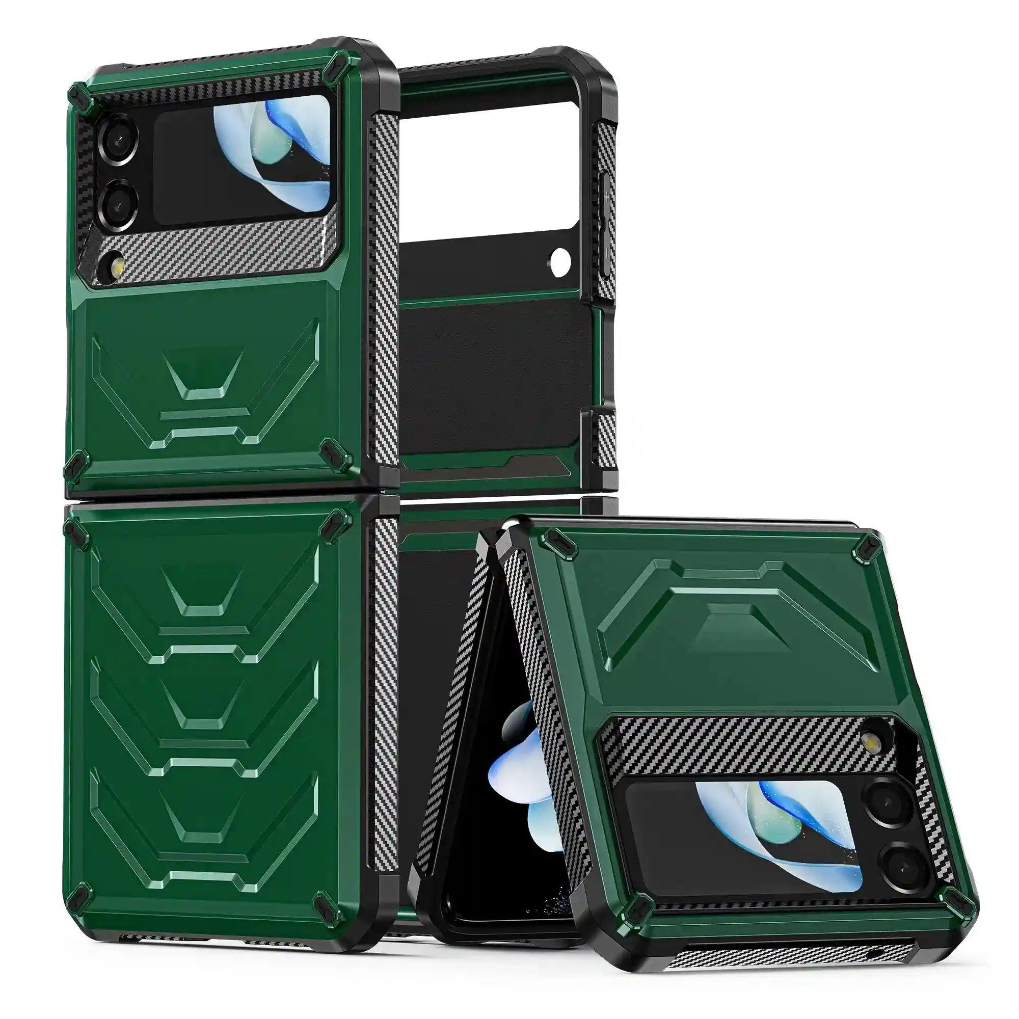 Galaxy Z Flip 4 Screen Protector Case - Shockproof Slim PC Cover Tidesmit