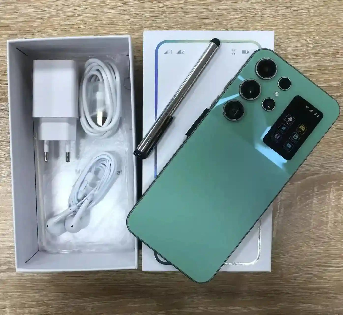 Real High Quality S25 Ultra 22+1TB Smart Phone Android 15 5G Dual SIM S25 Ultra Hot Selling New S25 Ultra Mobile Phones Green 22GB Tidesmit