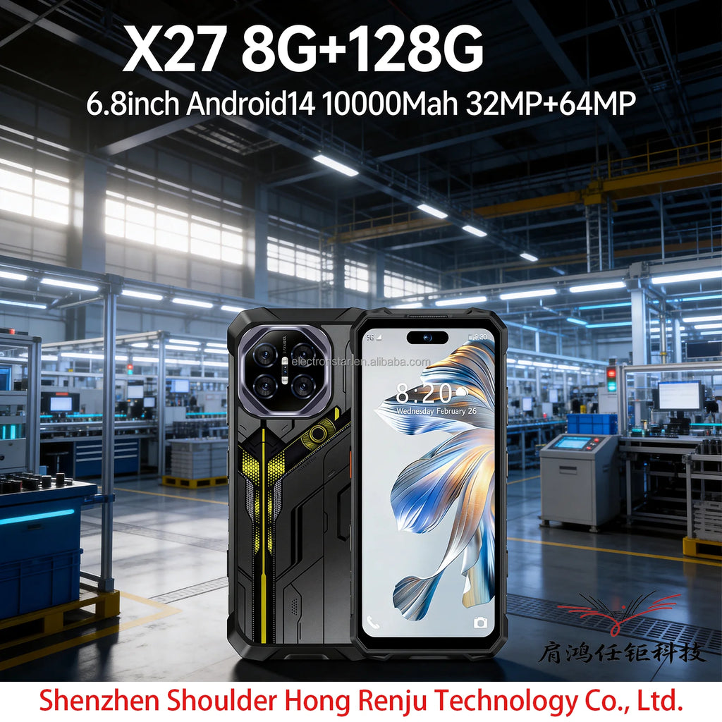 X27 Ultra  8G+128G Android 14 6.8 INCH the Best Price 2026 NEW Global 5G  Phone Celulares LTE Cellular Smartphone Fast Processor