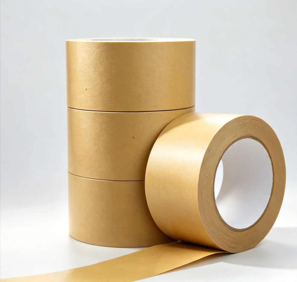 Factory Customized High Viscosity Biodegradable Antistatic Water Active Reinforced Thread Rubber Adhesive Kraft Paper Tape Self