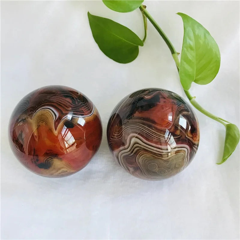Wholesale Rare Natural Red Carnelian Agate Ball Sardonyx Quartz Crystal Sphere Healing Natural Stone