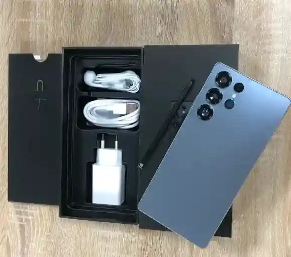 Real High Quality S25 Ultra Android 15 Smart Phone 22GB+1TB 5G Big HD Screen Long Standby Dual Card Unlocked Global Mobile Phone Blue 22GB Tidesmit