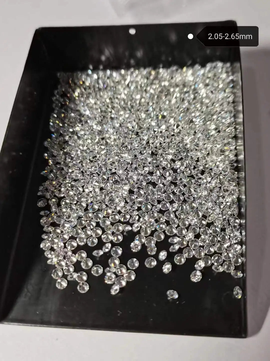 Lab Grown Melee Diamond Stones DF 0.01ct Round Cut Hpht Loose Diamonds Precious Gems