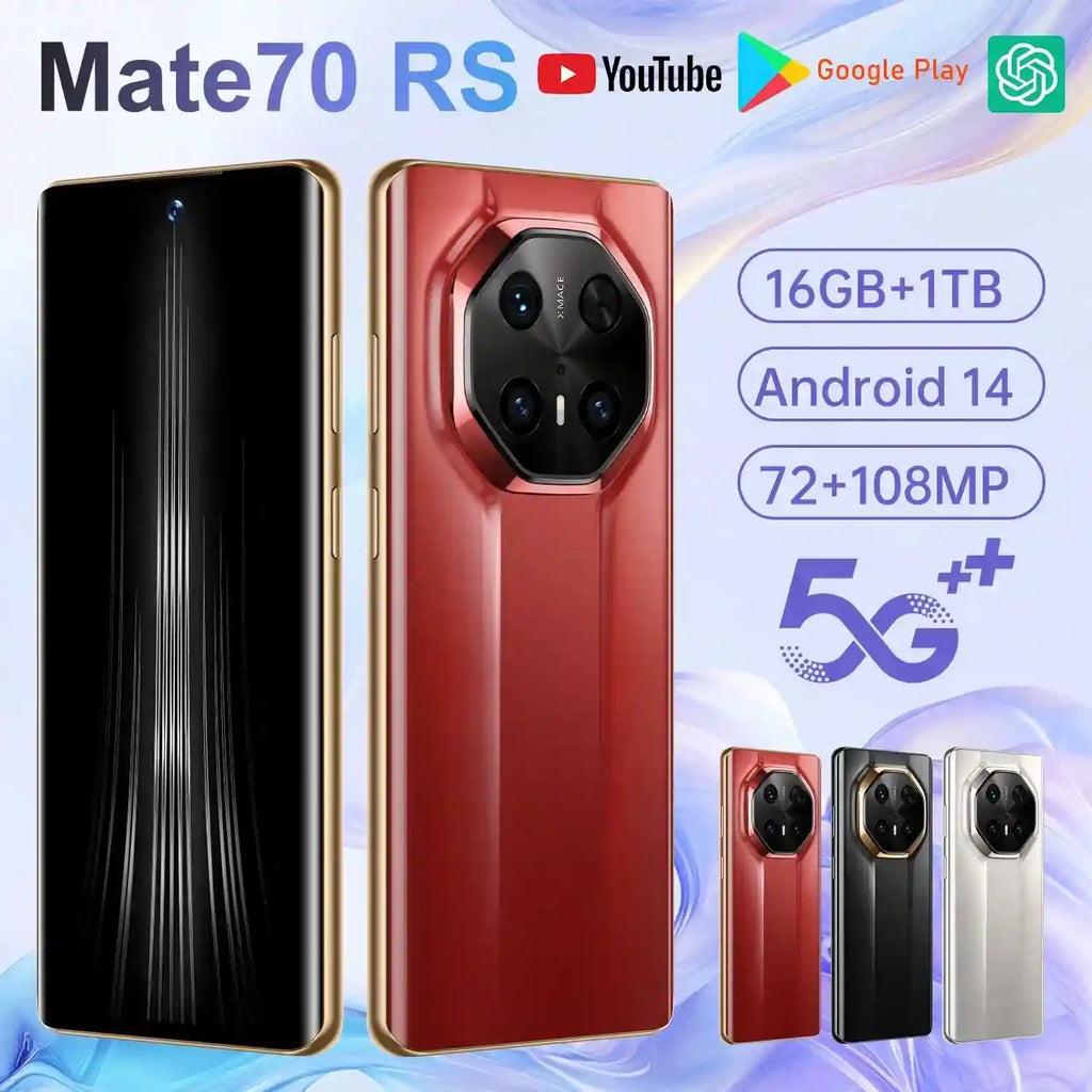 5G Smartphone 7.3 Inch AMOLED Display 16GB RAM 1TB Storage Tidesmit