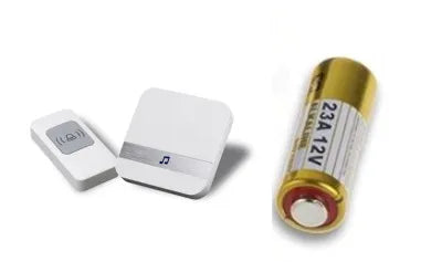 Wireless doorbell chime receiver kit with small controllers and 3.2V battery