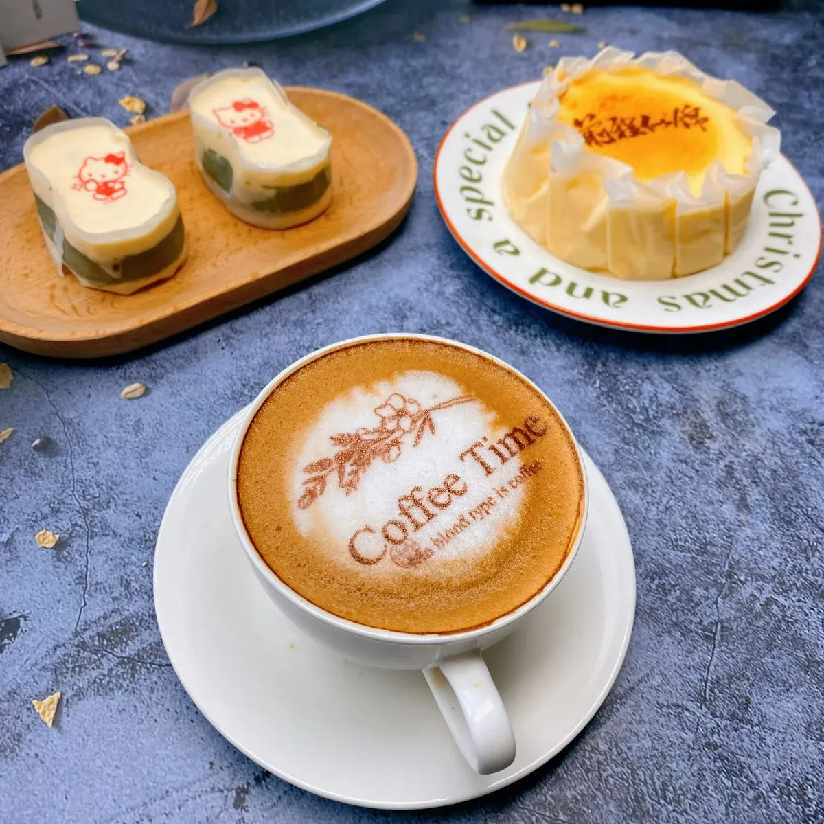 For New Coffee Printer Inkjet Handheld Portable Edible Ink Smart Digital for Aluminum Alloy Silver Cafe Use