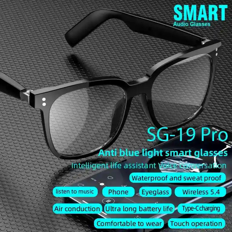 Tidesmit SG-19 Smart Bluetooth Audio Sunglasses with Anti-Blue Light Tidesmit