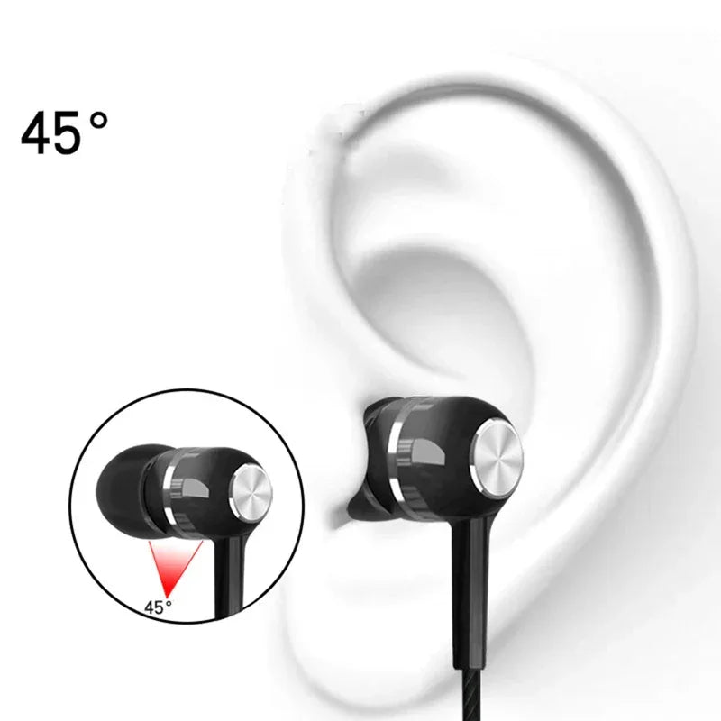 Wired 3.5mm Earbuds with Deep Bass Mic Stereo Sound - Tidesmit Tidesmit