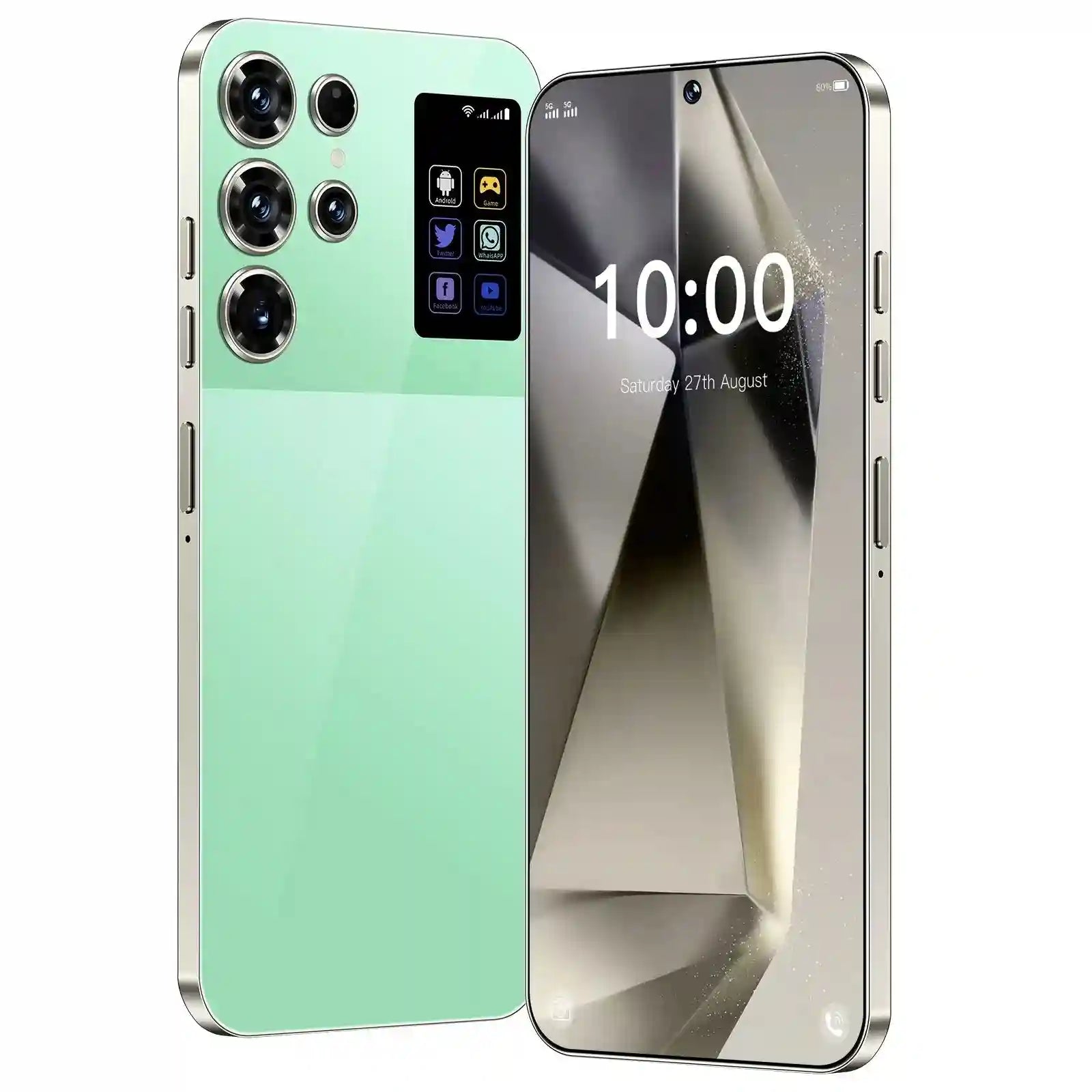 S26 Ultra 5G Smartphone 16GB RAM 1TB Storage Green Green 16g Tidesmit