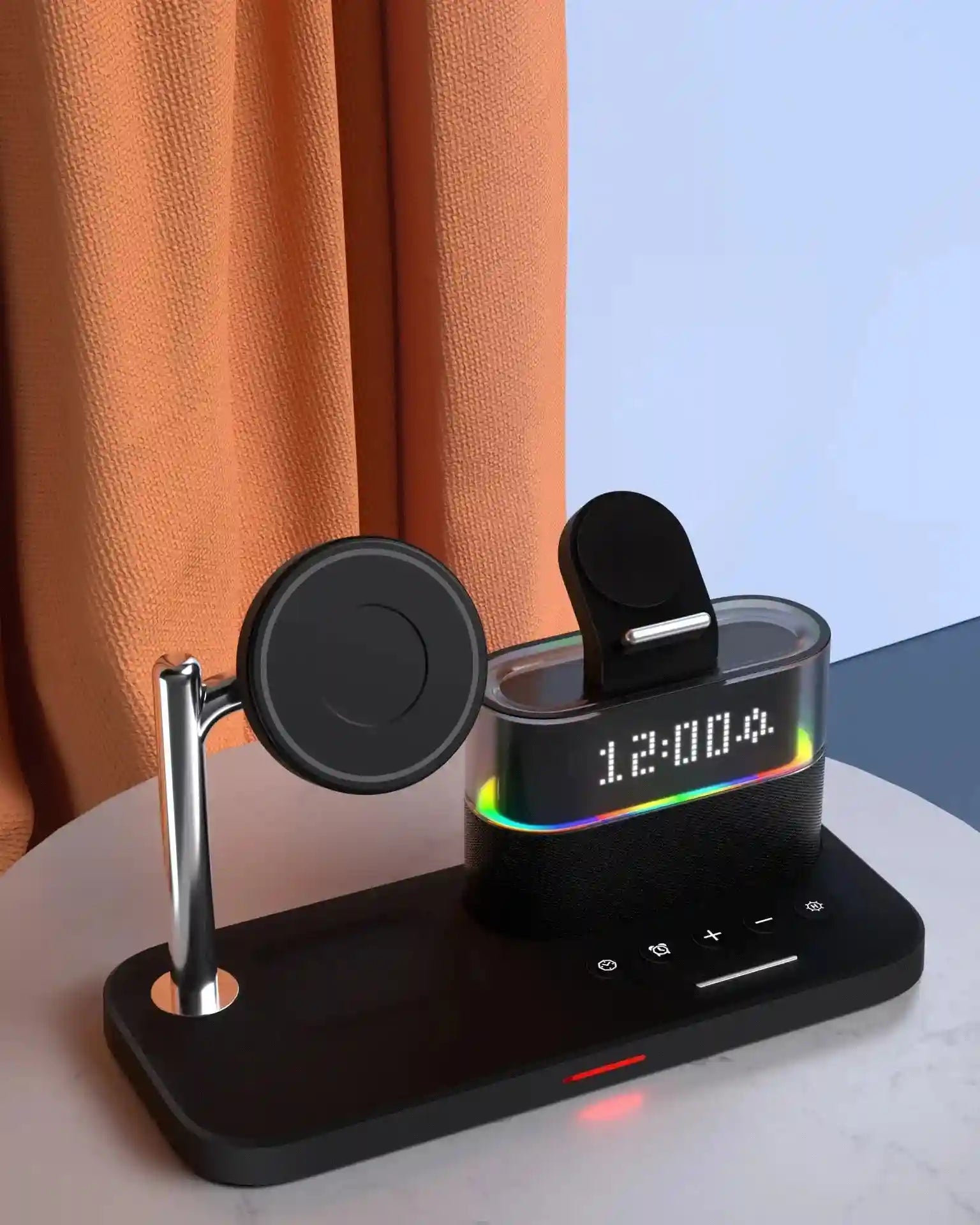 3-in-1 Wireless Charger Station - Qi Certified MagSafe Compatible Tidesmit