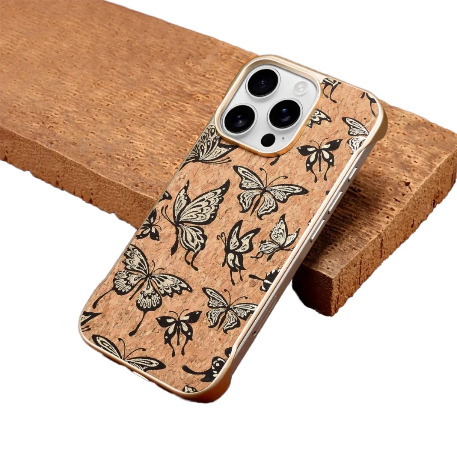 Magnetic Wireless Charging Case for iPhone 16 - Cork Green Tidesmit