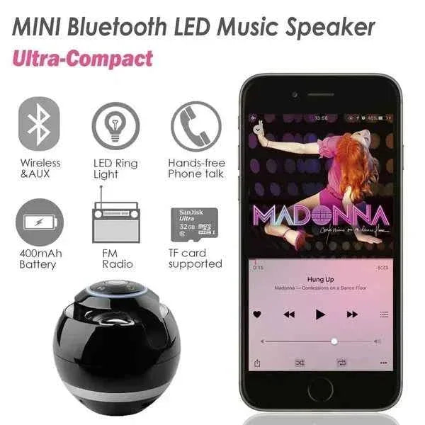 Portable Bluetooth Speaker with FM Radio, TF Slot & 360 Sound My Store