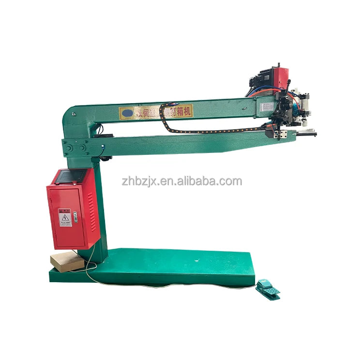 ZH-GDJ Single Piece Semi Auto Manual Box Stitching Nailing Making  Corrugated Cardboard Carton Box Stapler Stapling Machine
