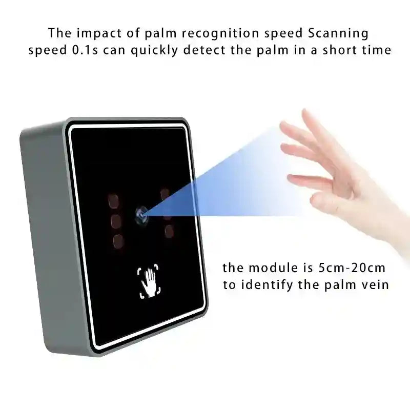 Palm Vein Scanner USB Access Control Biometric Reader for Smart Security Tidesmit