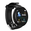 D18 Fitness Tracker Smartwatch - Waterproof Heart Rate & Sleep Monitor Black D18 My Store