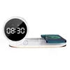 3-in-1 Wireless Charger with Digital Clock - 15W Fast Charge (White) TYPE-C White Tidesmit