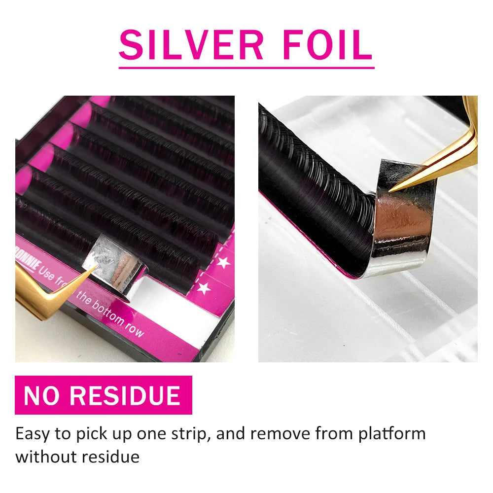 Abonnie Classic Eyelashes Extensions Individual Volume Lashes Fluffy Ultra Soft Eyelash Extensions False Eyelashes Tidesmit