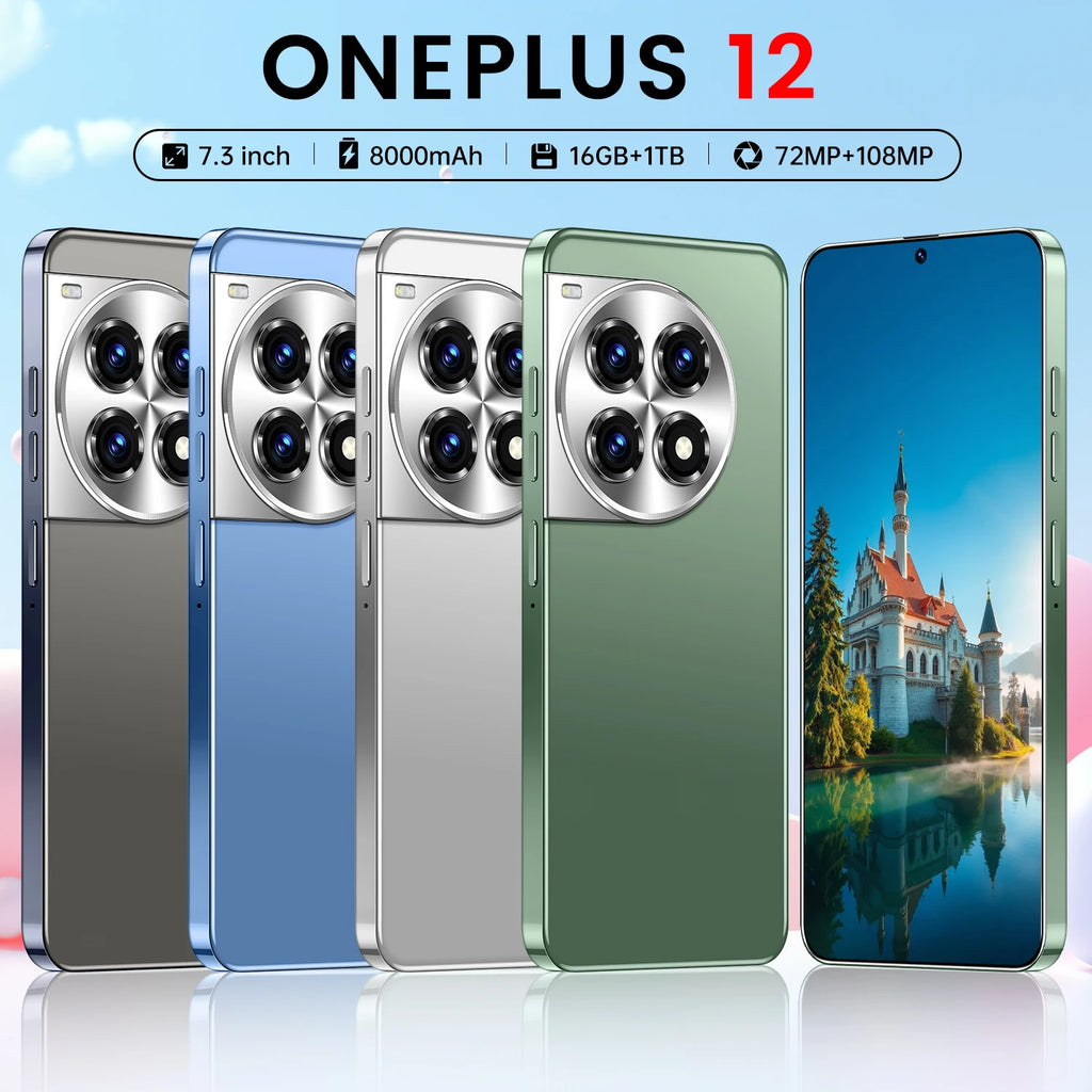 OnePlus 12 5G Smartphone, 16GB RAM, 1TB Storage - Unlocked Tidesmit