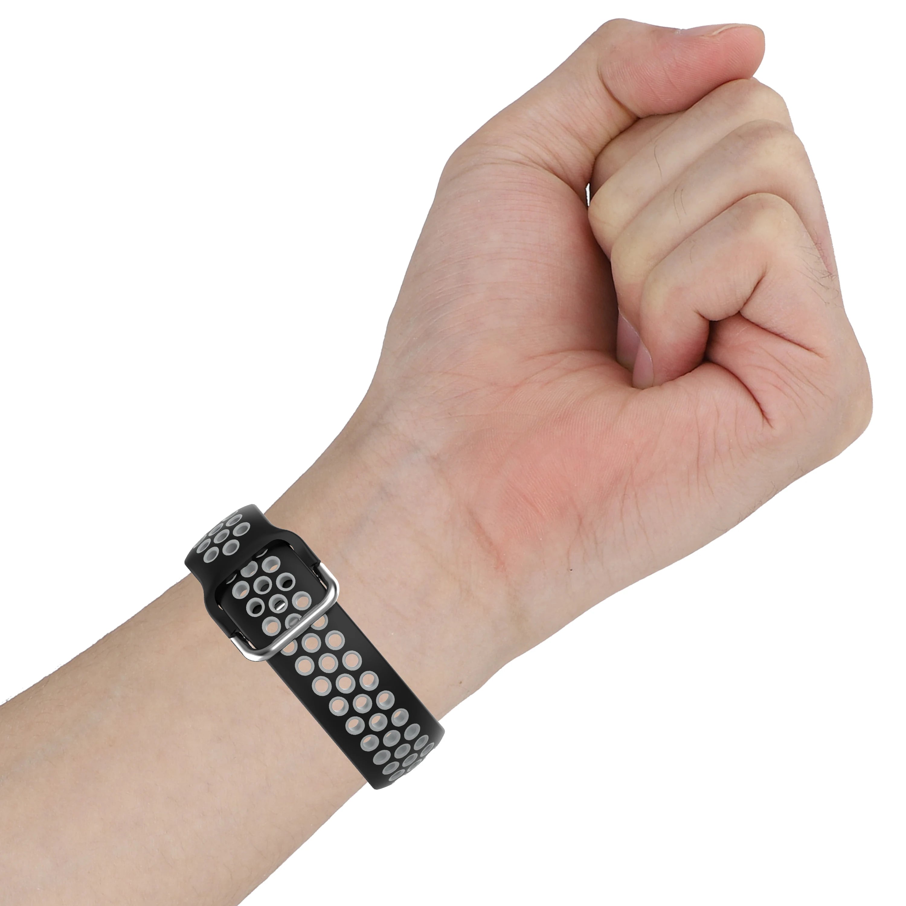 Colorful soft silicone sport wristband for Fitbit Versa 3 and Sense smartwatches in a stylish durable design
