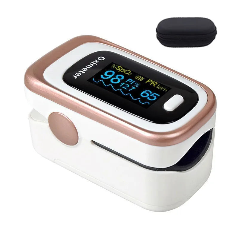 Digital Finger Pulse Fingertip Oled Portable Oximeter SPO2 PR PI 8 hours sleep monitor Blood Oxygen Oximetro De Dedo with case