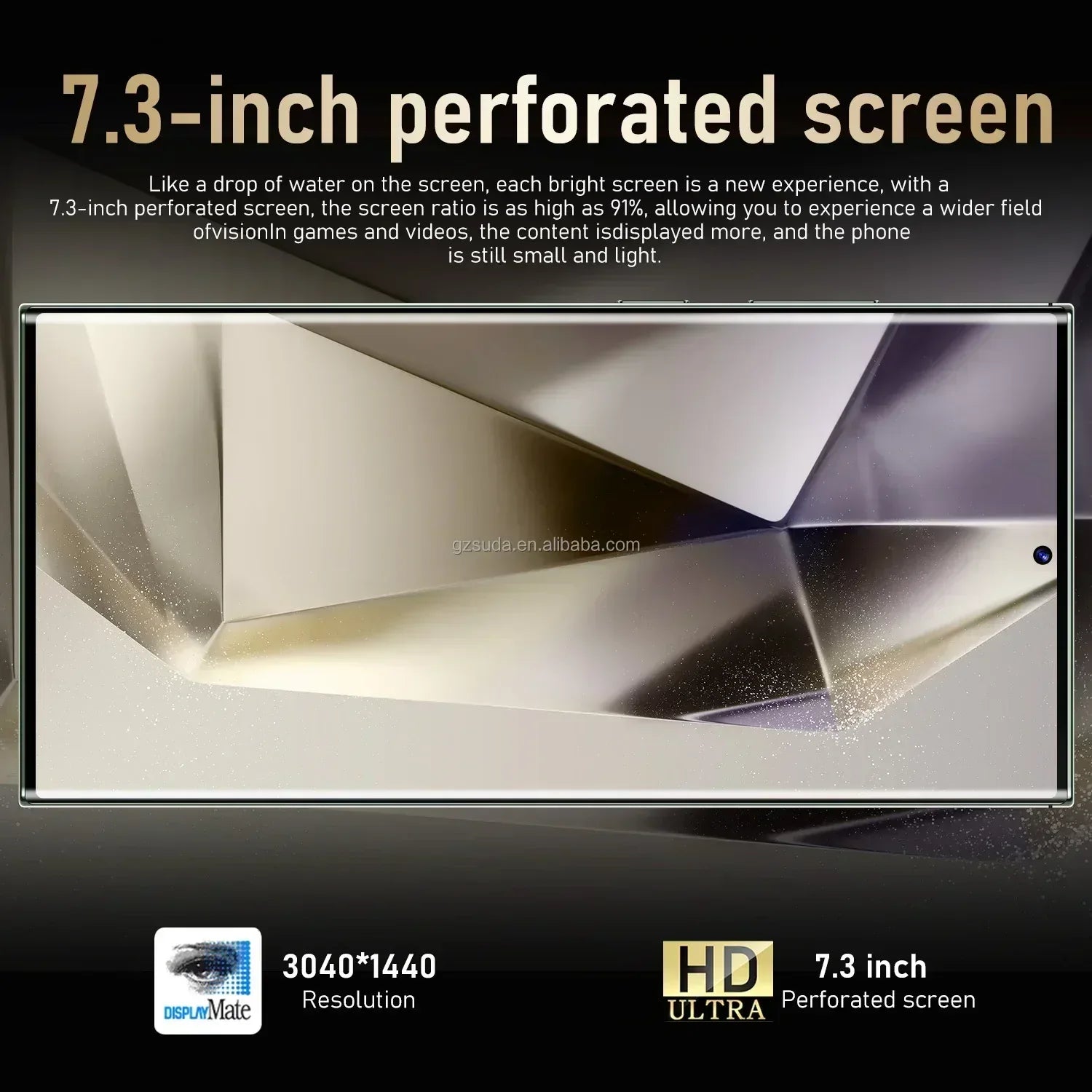 Fast Delivery Note 30 Ultra 7.3 Inch AMOLED 5G Phone Tidesmit